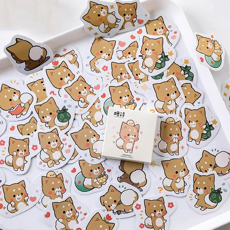 5 45 шт. Kawaii наклейка с енотом милые канцелярские наклейки s пуля бумага для журнала наклейка для детей DIY украшения Скрапбукинг дневник - Цвет: 5