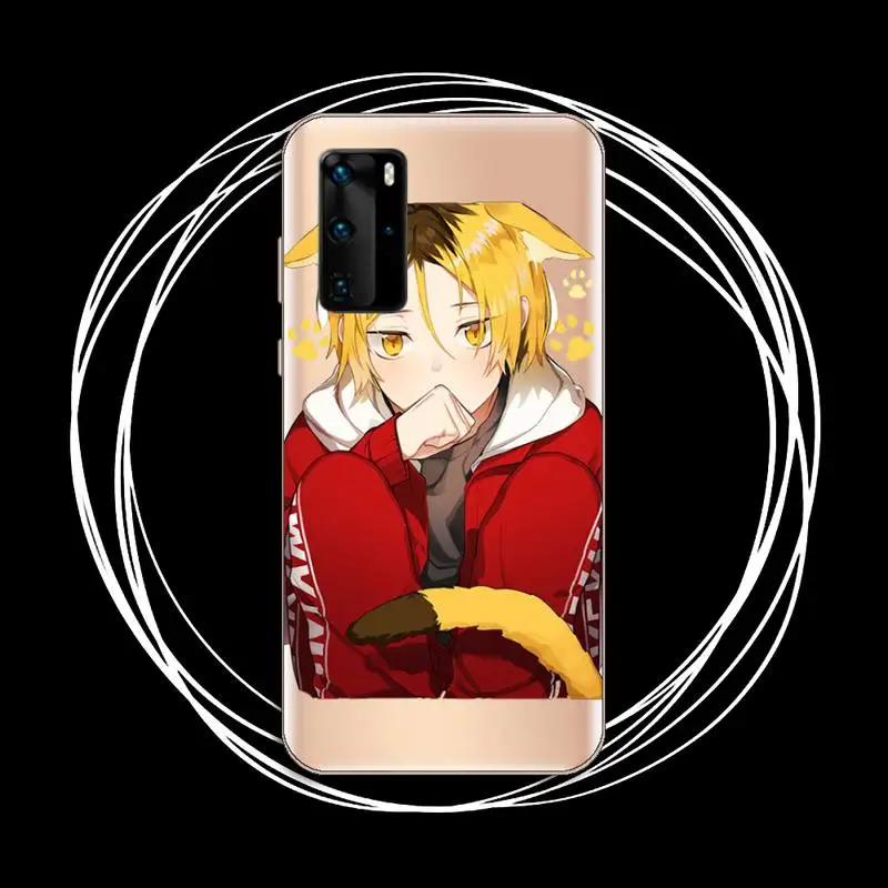 

Kenma Kozume Of Haikyuu Phone Case Transparent for Huawei P honor 8 10i 20 30 40 smart 2019