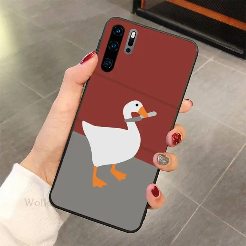 

Untitled Goose Game Interesting Duck Game Phone Case for Samsung A30S A31 A40 A50S A51 A70 A80 nax fundas cover