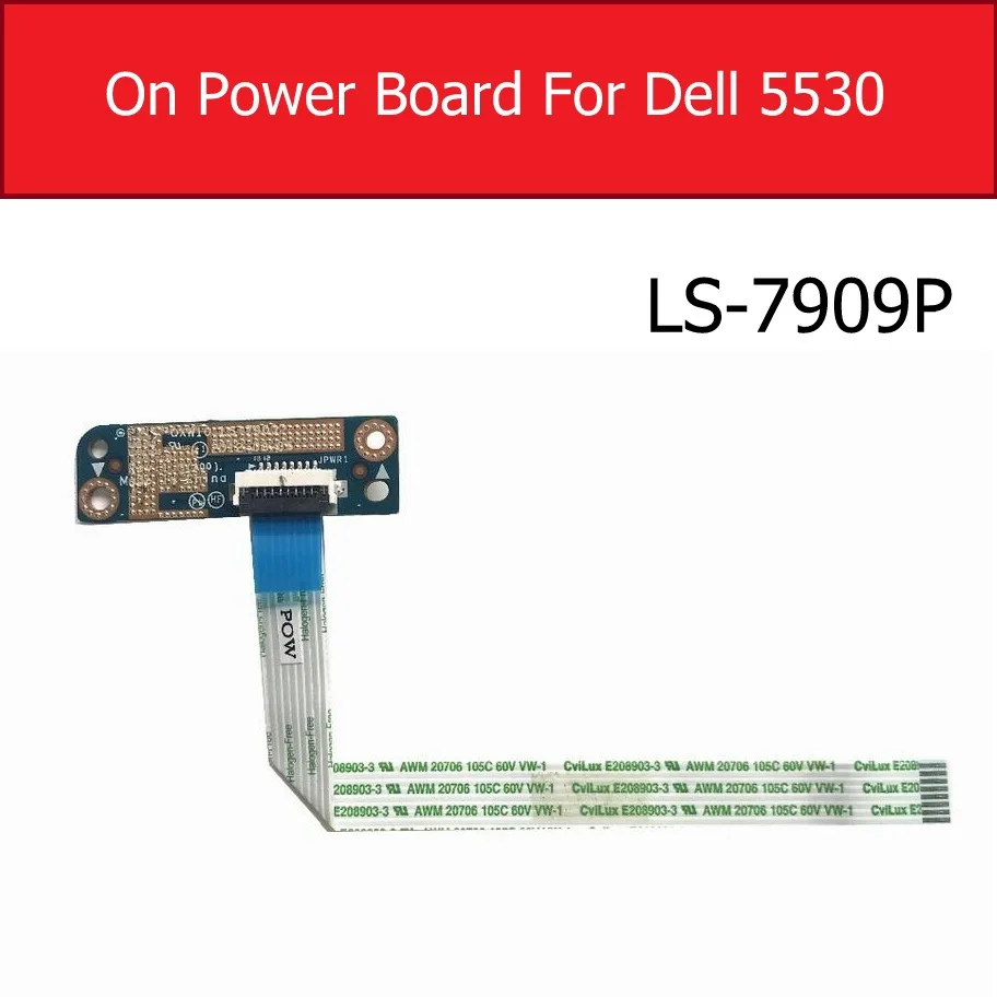 Плата включения/выключения питания для DELL Precision E5530 Панель кнопок переключения