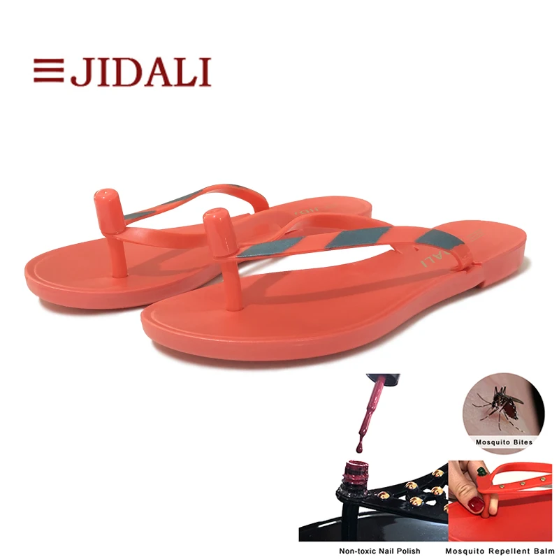 JIDALI/Модная обувь женские шлепанцы нетоксичный лак для ногтей или