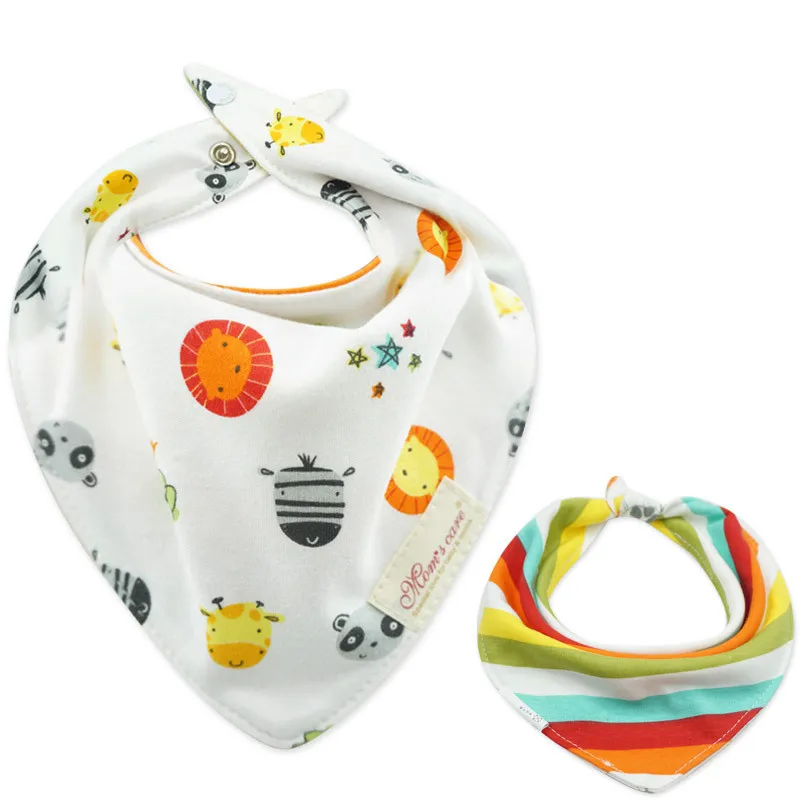 

Newborn Cartoon Babana Scraf Baby Bibs Baby Girls Boys Cotton Kids Infant Saliva Towel Toddler Clothing Baby Feeding Accessories