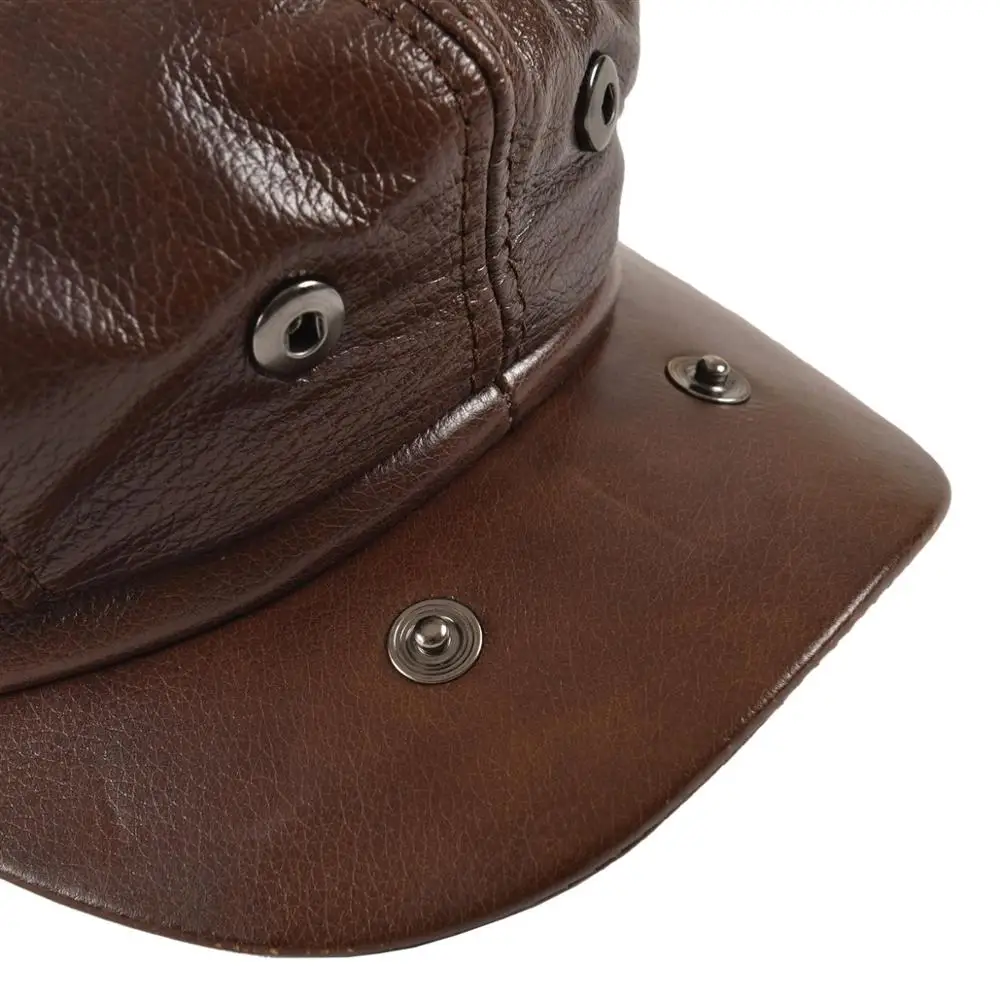 Кепка-берет VOBOOM из натуральной кожи для мужчин и женщин кепка водителя