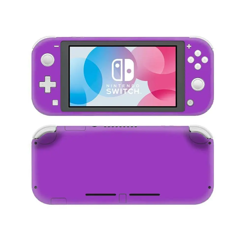Прозрачная розовая фиолетовая наклейка для Nintendo Switch Lite Защитная Наклейка