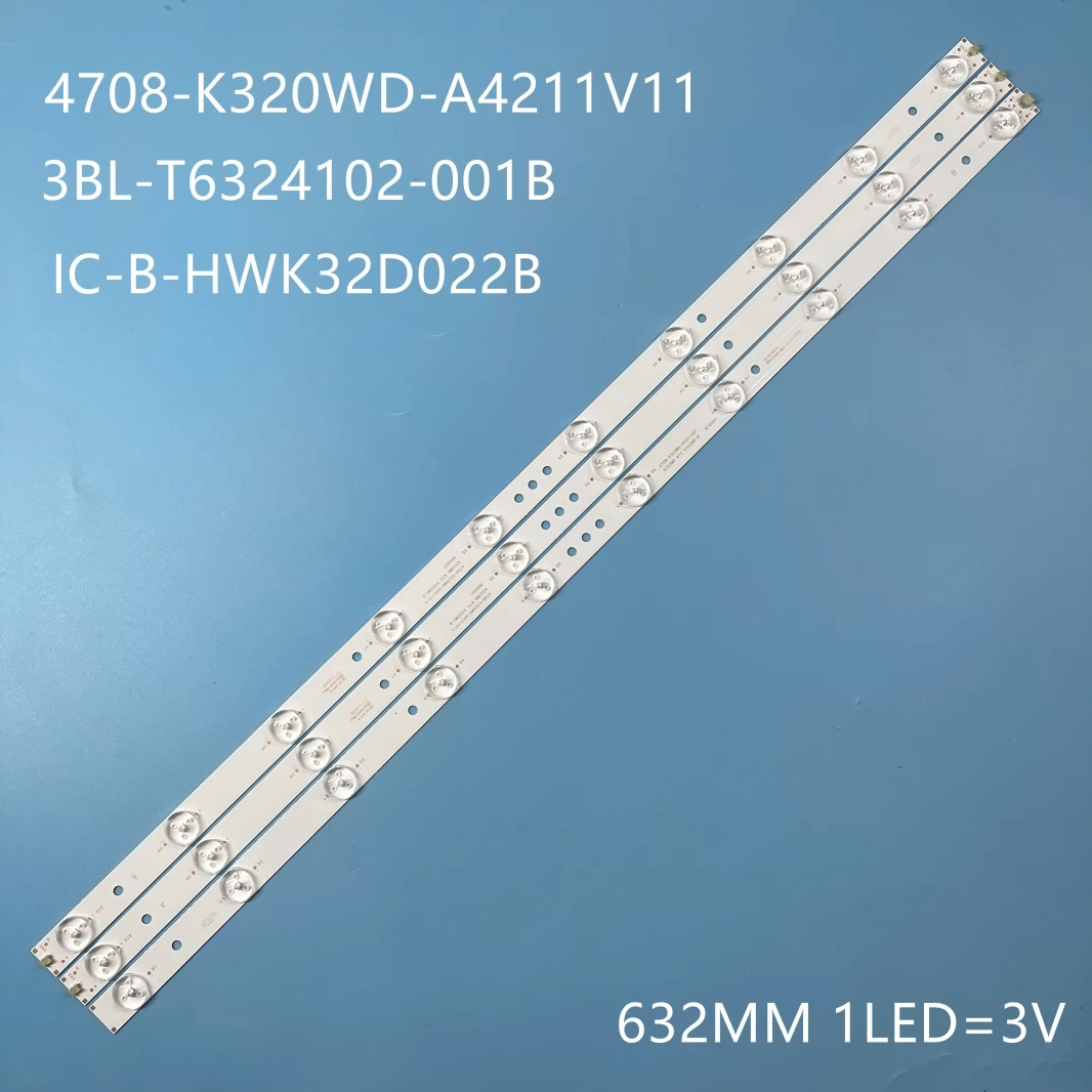 

3 шт. для LED32KUH1 LBK320WD-D7A1 4708-K320WD-A4211V01 4708-K320WD-A4211V11 IC-B-HWK32D022B 3BL-T6324102-006B 005B 020B 019B 015B