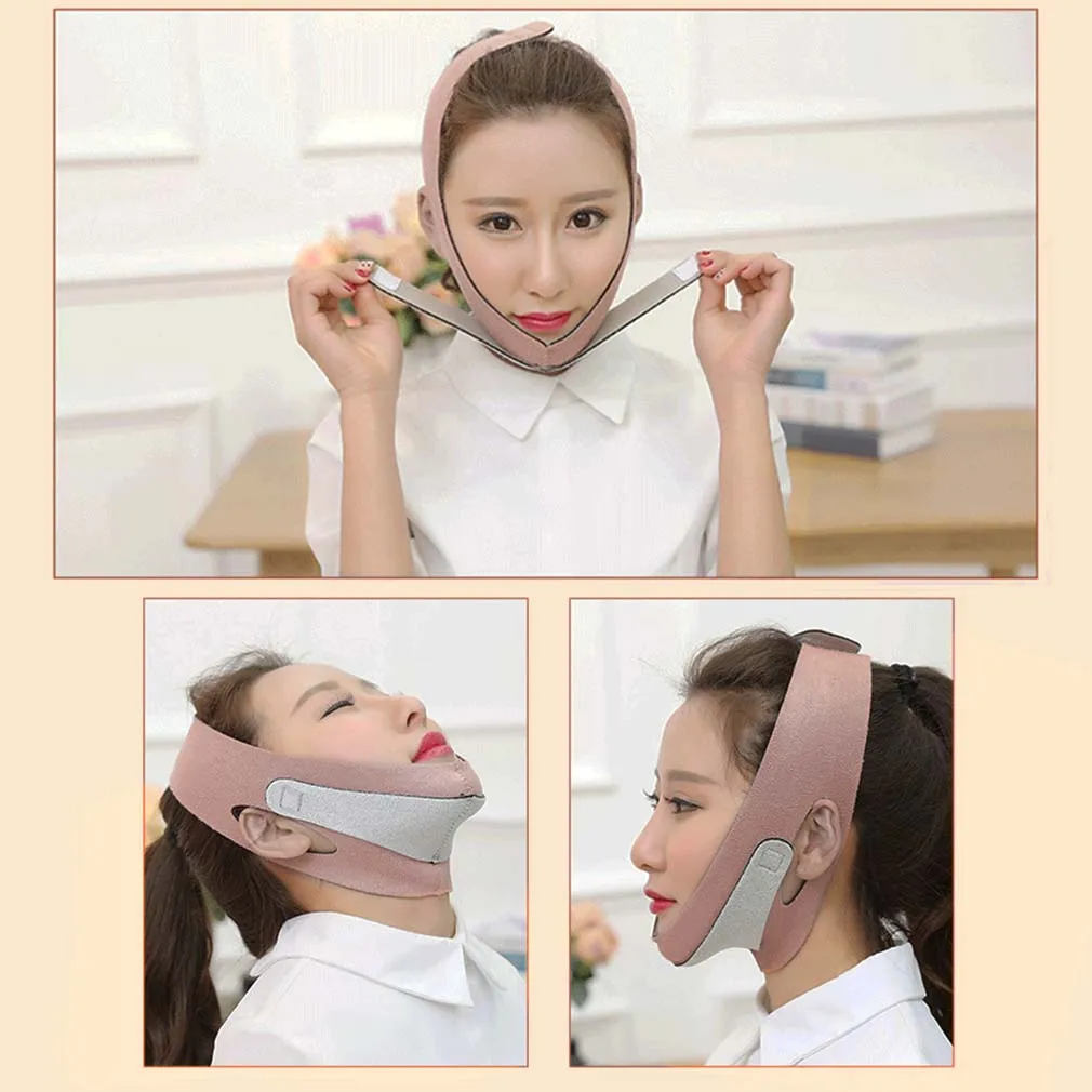 Тонкая маска для лица массажер похудения бандаж тонкая уход за двойным
