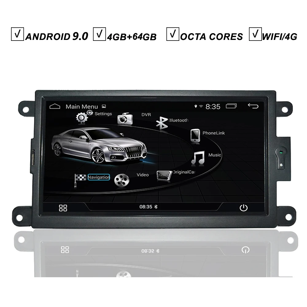 

7 ''автомобильный Android 10 СБ Navi GPS плеер для Audi A4 A5 Q5 2009-2015 авто радио навигация Мультимедиа Восьмиядерный Wi-Fi оригинальный UI