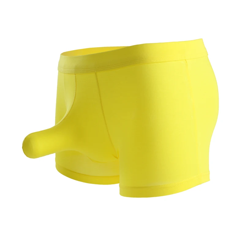 Трусы боксеры мужские из модала пикантное нижнее белье для пениса с большим