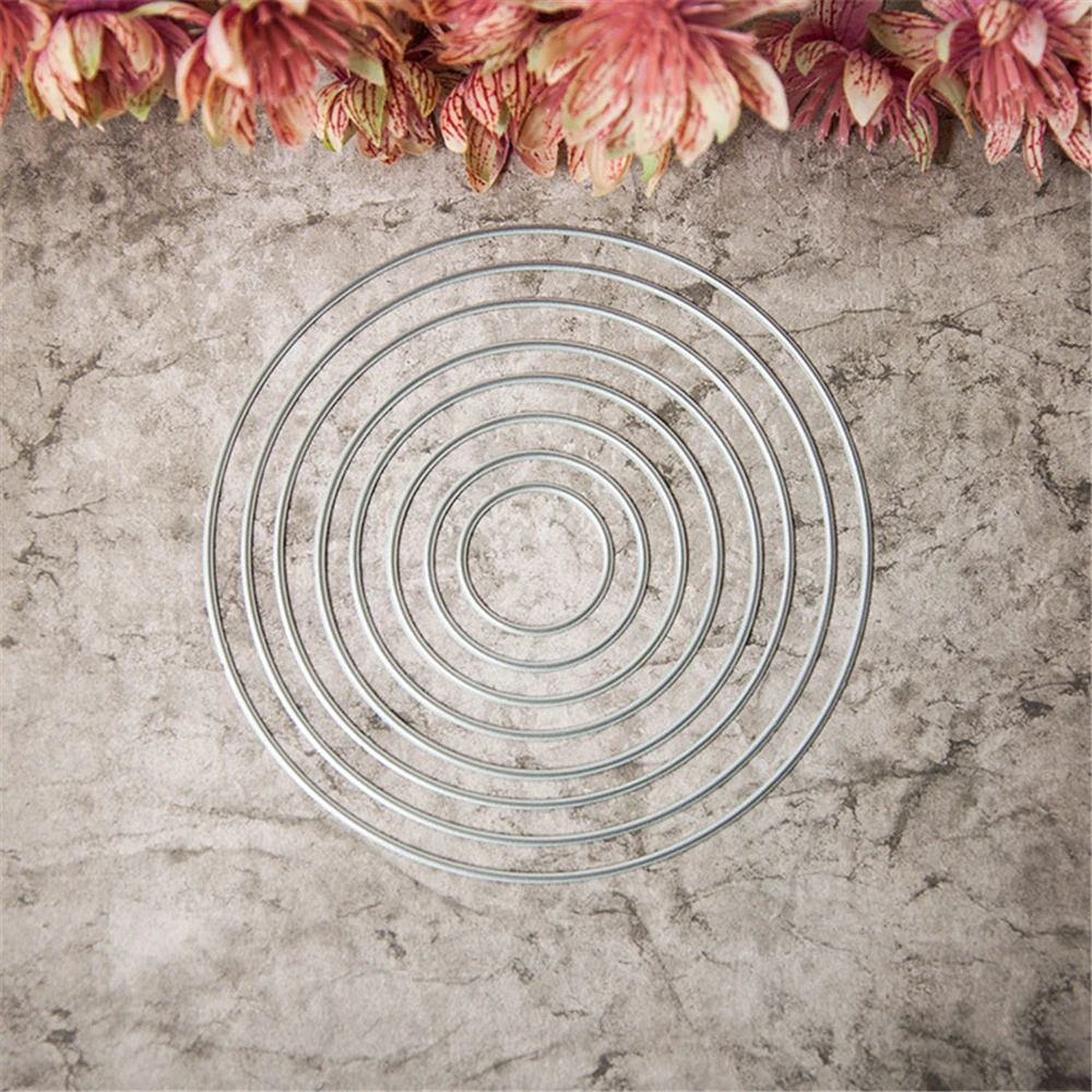 Круглые рождественские штампы для скрапбукинга Новые поступления металлические