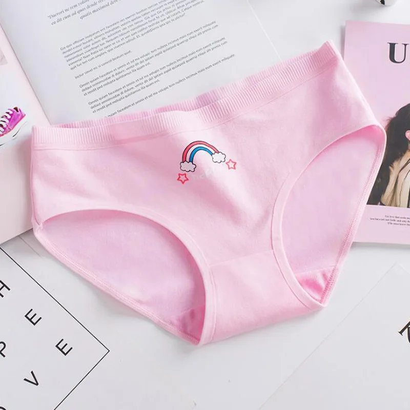 Трусики для подростков с принтом воздушных шаров 2019 трусы девочек удобные