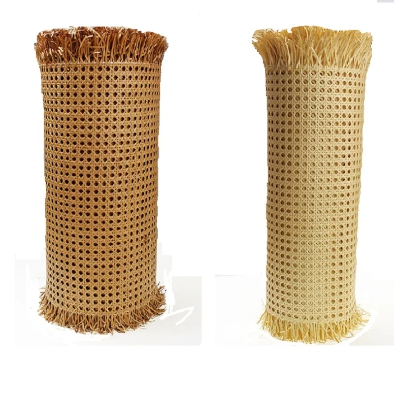 

40/45/50cm 3-4 Meters PE Plastic Artificial Rattan Webbing Cane for Outdoor Furniture Table Chair Home Decoration Webbing Roll