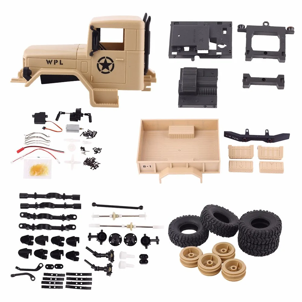 WPL комплект Assemblable DIY B 14 RC автомобиль грузовик дистанционного Управление