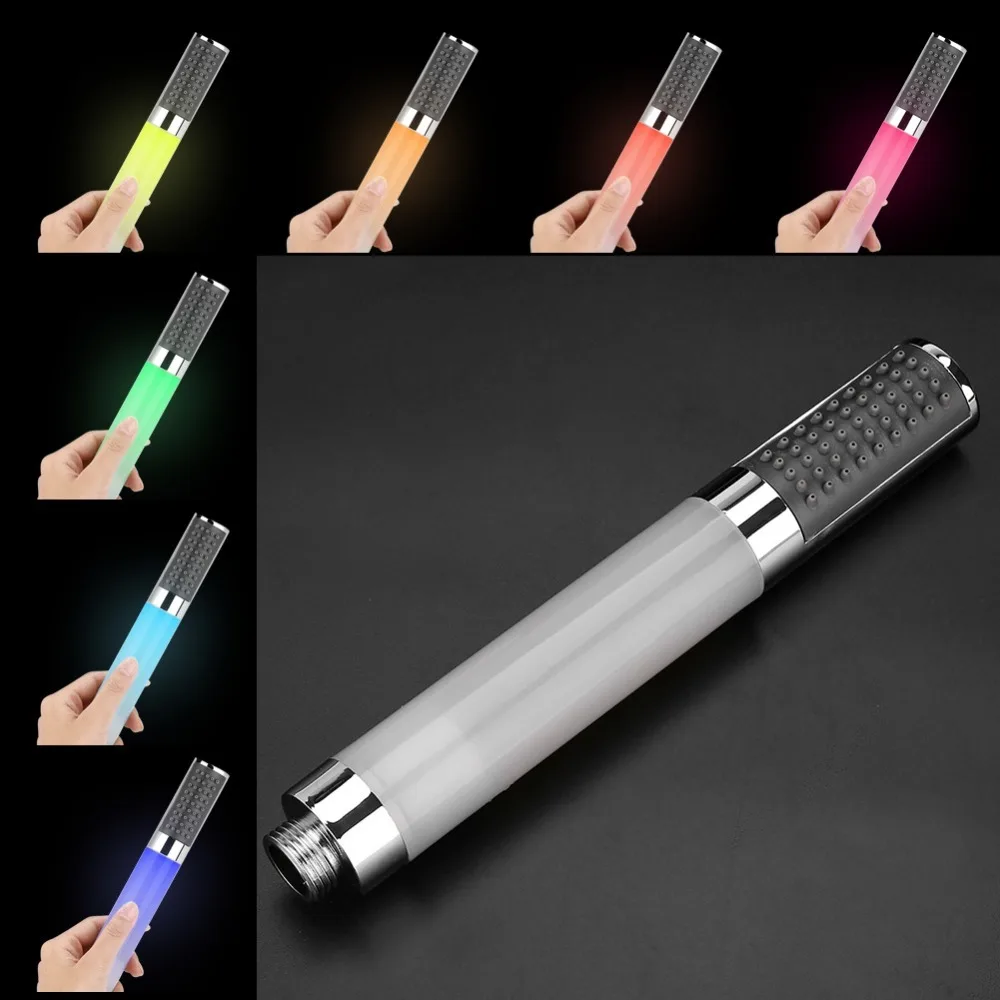 Ручной распылитель для душа 7 цветов меняющий светодиодный светильник