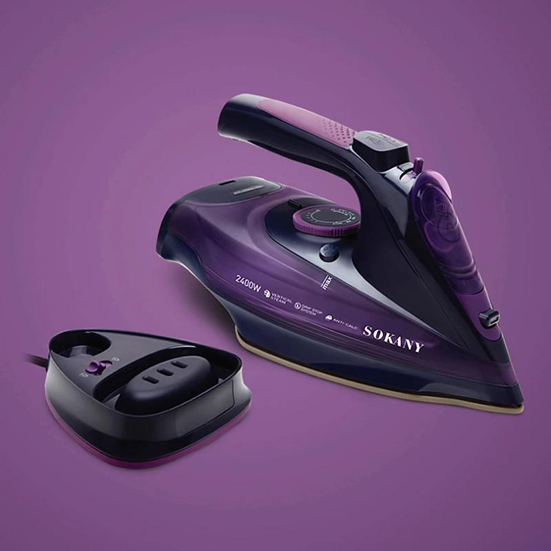 Паровой утюг 5 скоростной Регулируемый беспроводной зарядный портативный