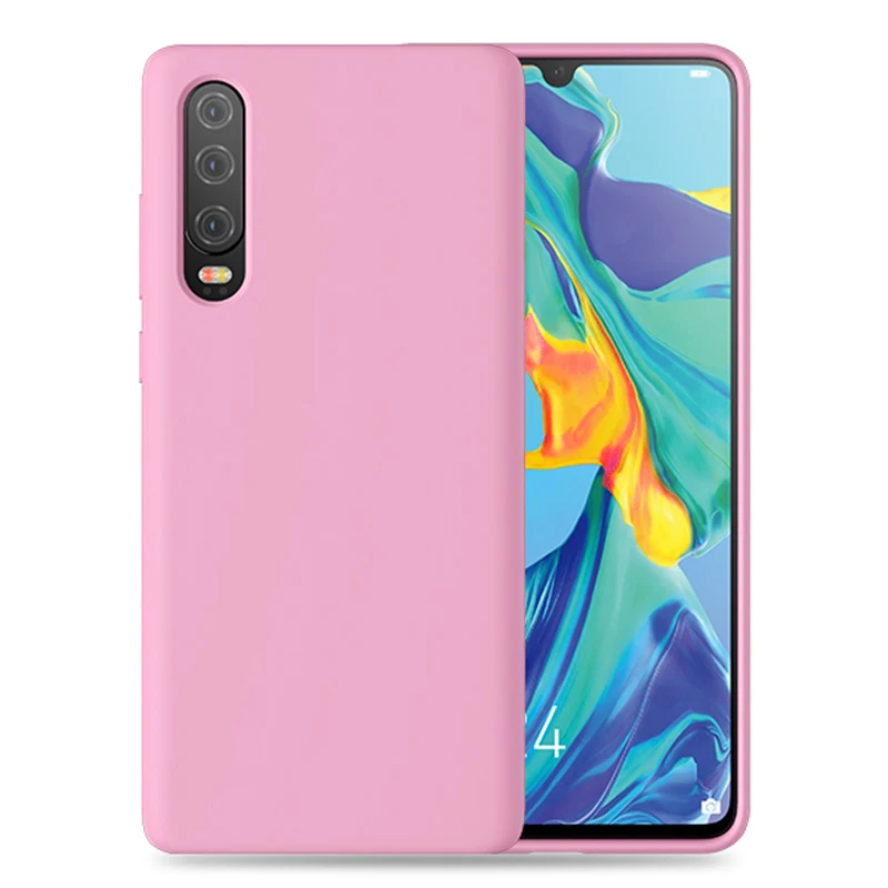 DPink Матовый Мягкий ТПУ силиконовый чехол для huawei P30 Pro P20 Lite mate 20 Lite P Smart Nova 3 3i 4 Ультратонкий чехол-накладка - Цвет: DPink