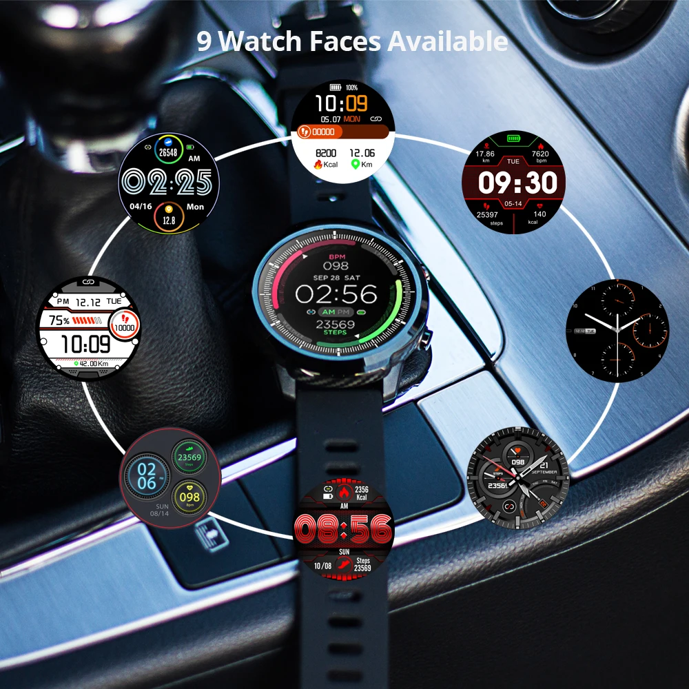 SENBONO Men Sport Smart Watch Fitness Tracker Support Clock Heart Rate Monitor Smartwatch Wristband for IOS Android Phone | Электроника