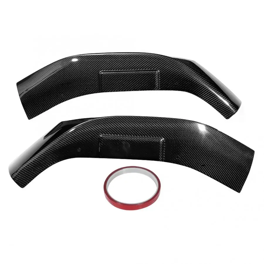 1 пара сплиттер для переднего бампера из сухого углеродного волокна подходит BMW 5