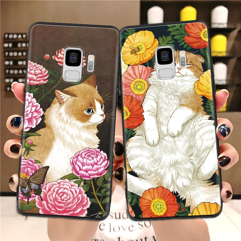Силиконовый чехол для Samsung Galaxy A40 A30 A50 A70 S7 Edge S8 S9 S10 Plus J4 J6 J7 A7 A9 2018 2017 Note 8 9|Бамперы| |