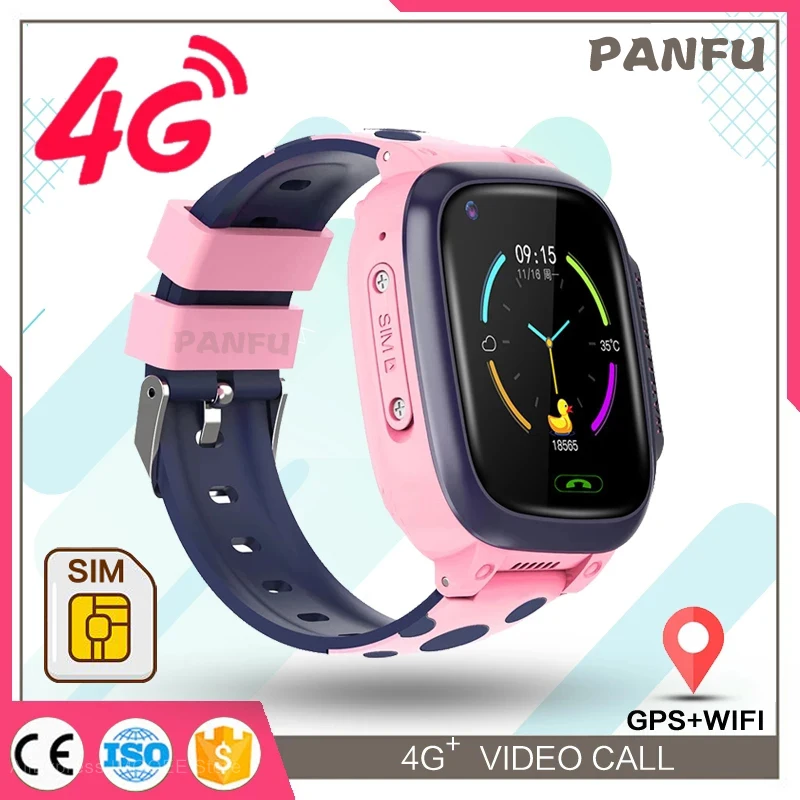 Детские Смарт-часы Y95 с GPS 4G водонепроницаемые IP67 | Электроника