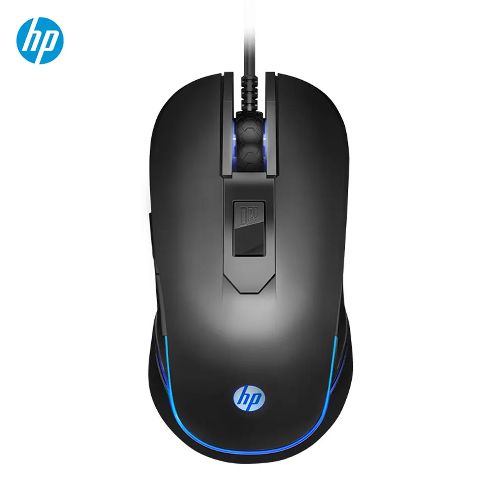 Hp M200 профессиональная игровая мышь, макро Проводная эргономичная RGB Бесшумная игровая мышь 2400 dpi для ПК, компьютера, ноутбука, мыши Pro Gamer
