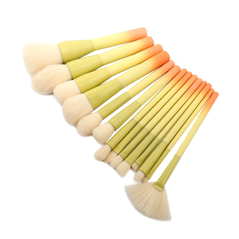 Набор мягких кистей для макияжа 14 шт.|Аппликатор теней век| |