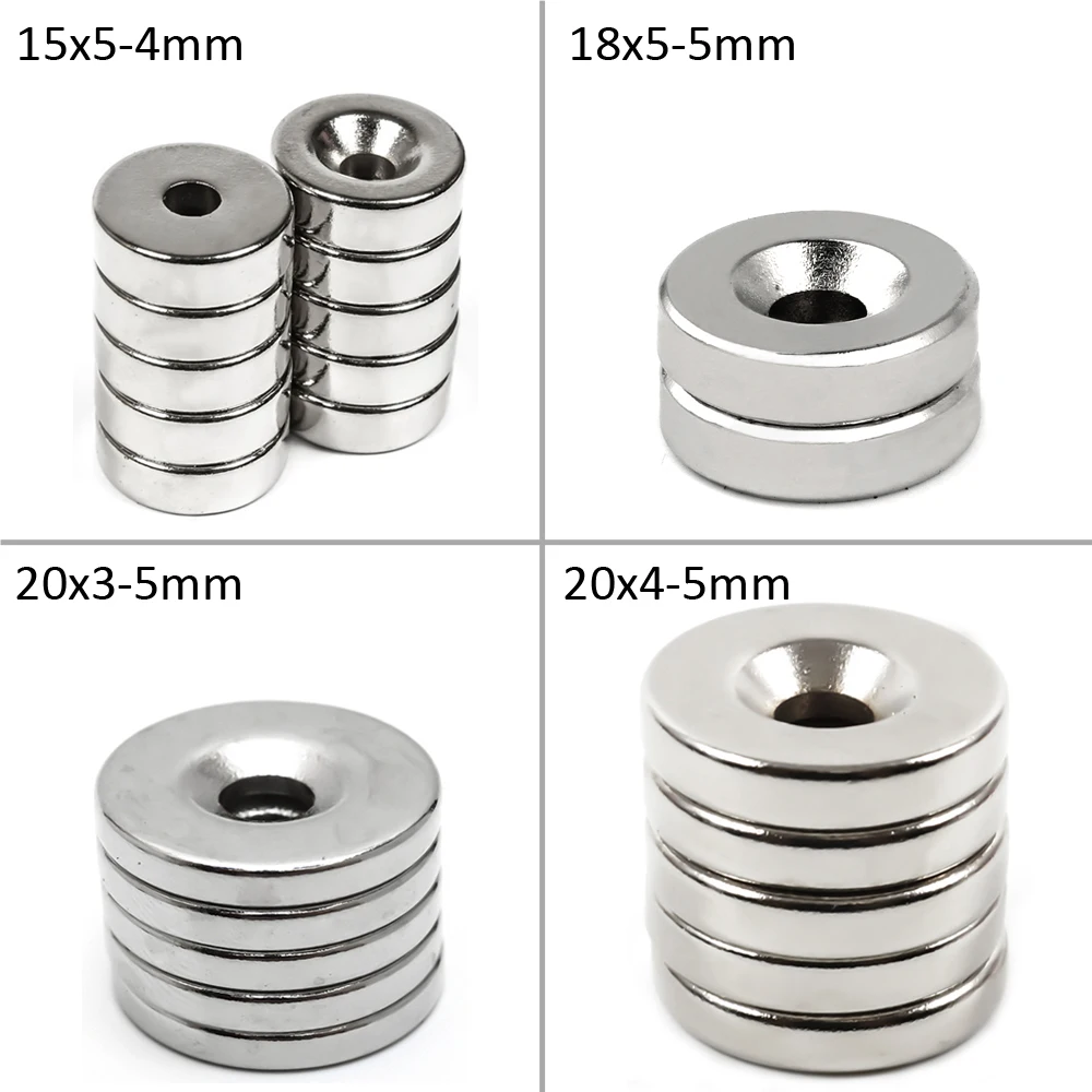 

Small Countersunk Round 2021 Neodymium Magnet Powerful Rare Earth Permanent Fridge Magnets for DIY