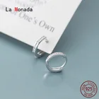 Серьги-кольца женские из серебра 925 пробы