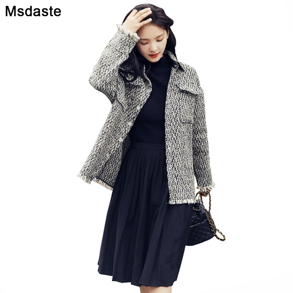 Осенние куртки для женщин винтажная куртка пальто Офисная элегантная верхняя