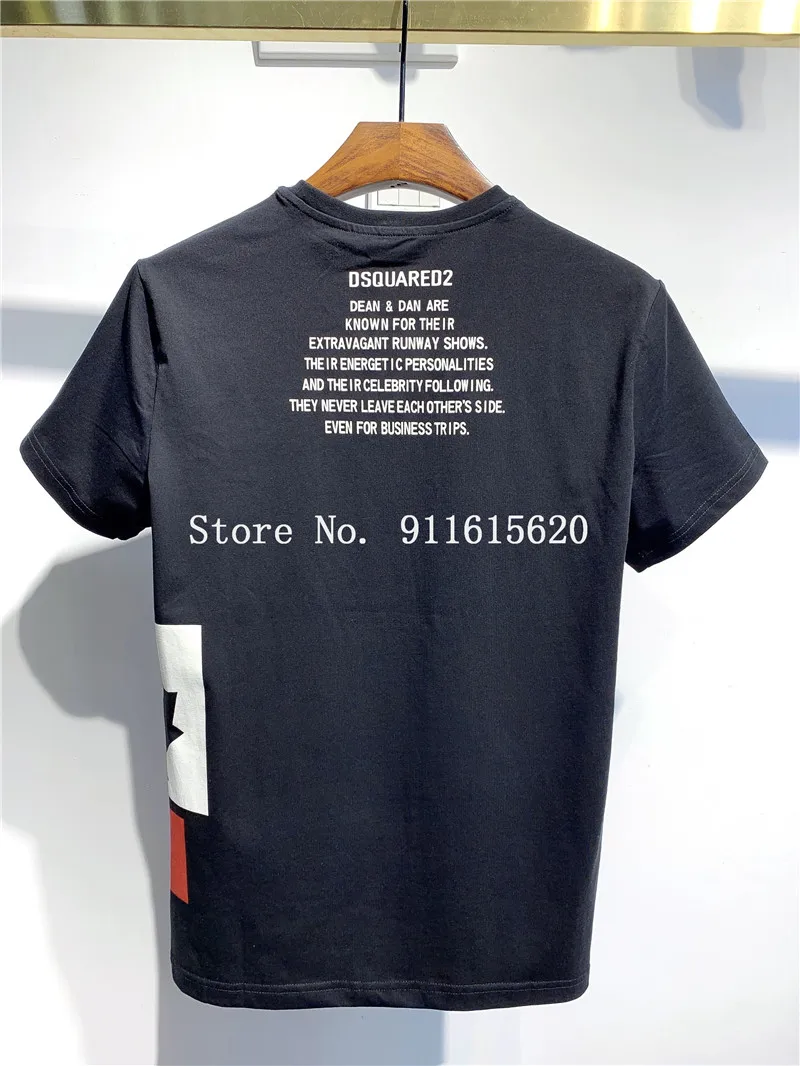 

Dsquared2 T-Shirt D2 Men Women Print Tees Dsq2 Short Sleeve DT797