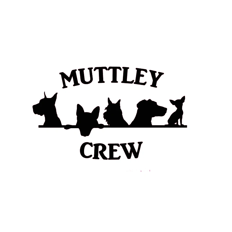 Mutt Crew Great Dane Йоркширский терьер Лабрадор Чихуахуа наклейка с собакой милые и