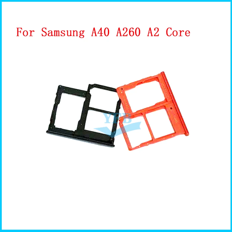 Держатель для sim-карты Слот лоток Micro SD Samsung Galaxy A40 / A2 Core A260 A405 A405F A405FN сменные