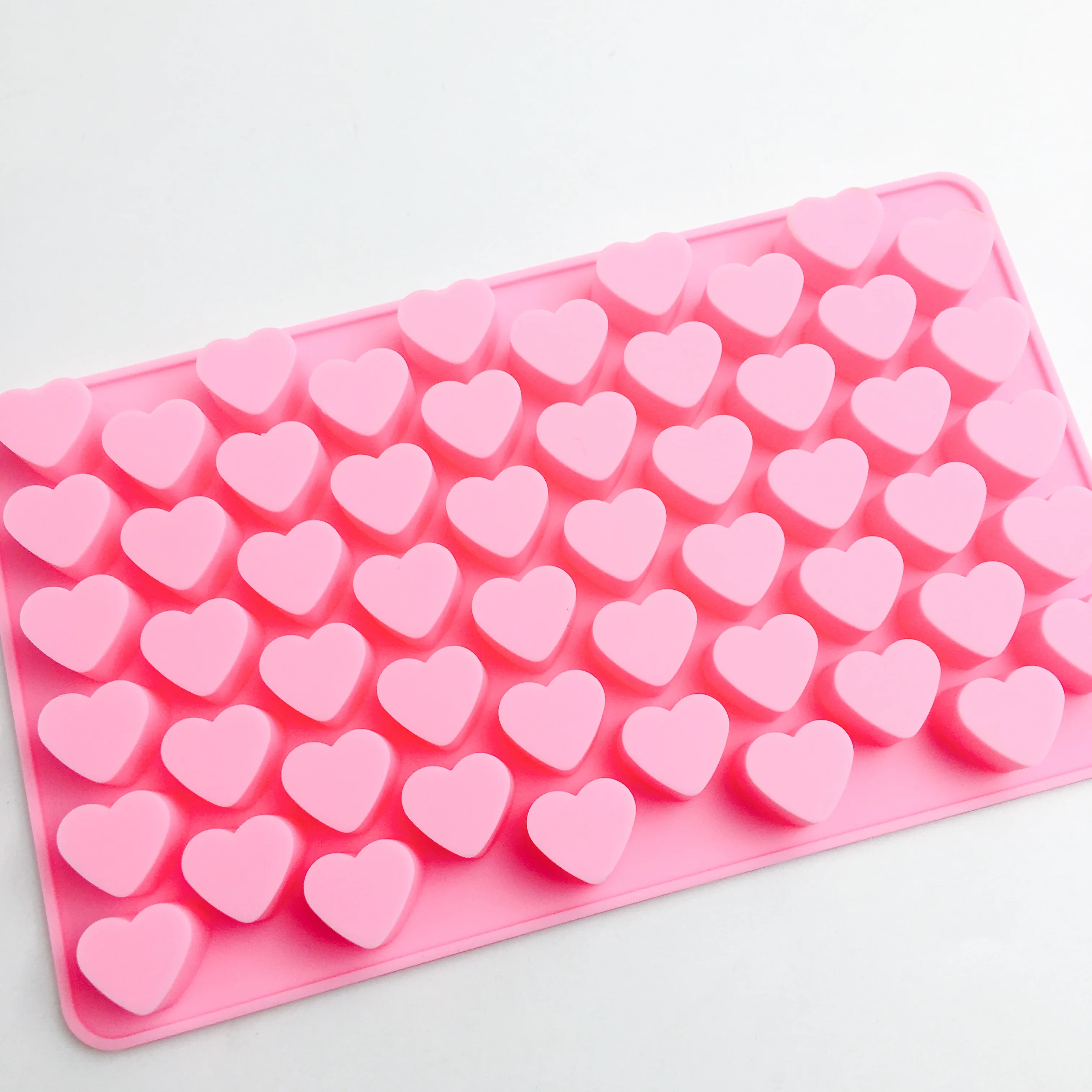 Новинка 55 Супер Мини силиконовая форма для торта в форме сердца шоколада ледяной