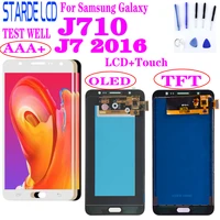 super amoled for samsung galaxy j7 2016 j710 lcd display touch screen for j7 2016 j710f 5 5 lcd display