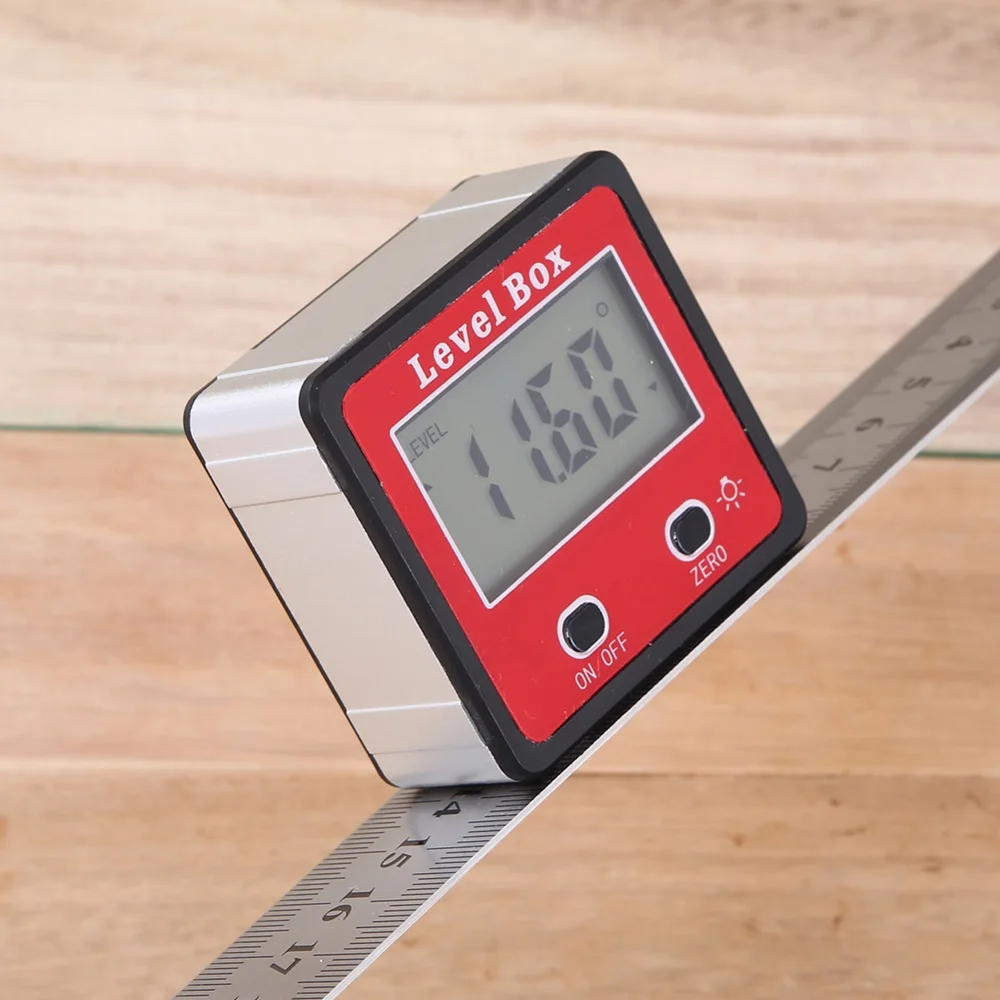 Digital Horizontal Angle Measuring Instrument Protractor Woodworking Electronic Goniometer Herramientas Carpinteria Marcenaria |