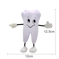 tooth shaped cartoons fidget toys dental tabletop decorations dentist stress anxiety relief tools gift souvenir