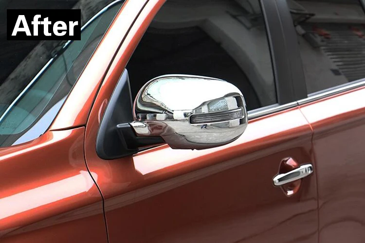 Боковое зеркало заднего вида ABS декоративная ручка 2 шт./компл. для Mitsubishi Outlander 2016