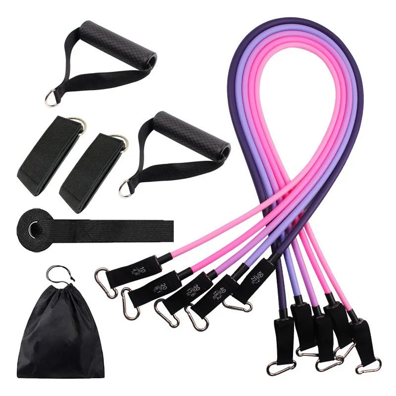 Набор эластичных лент из латекса 11 шт. | Спорт и развлечения