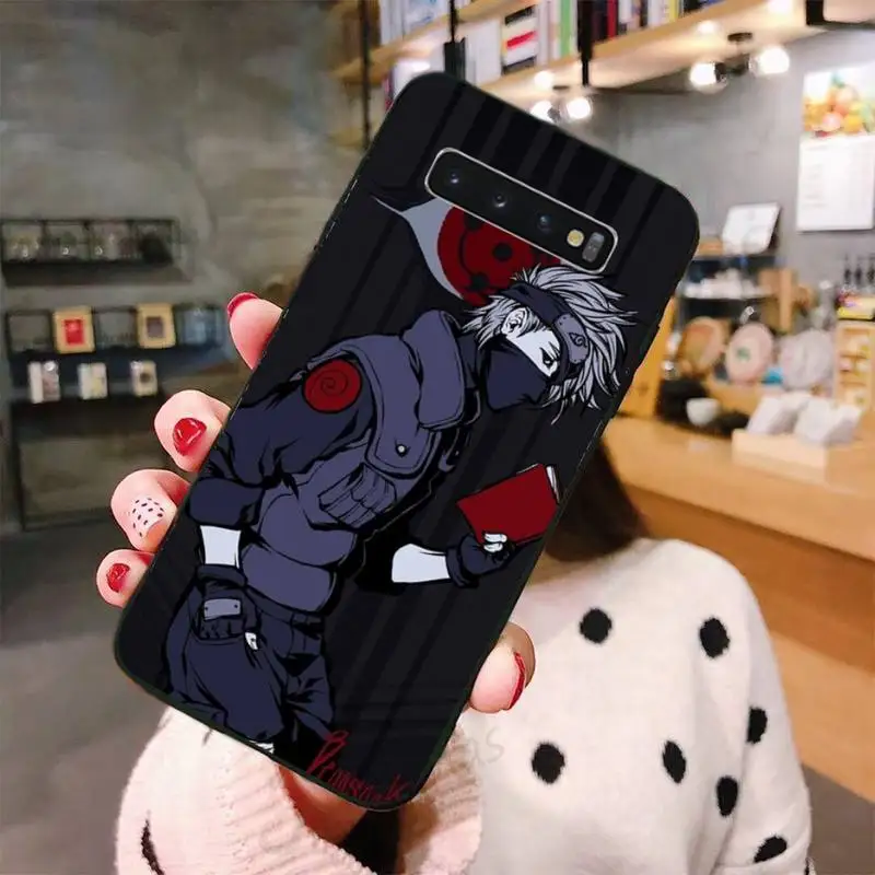 

anime Naruto Kakashi Sharingan Phone Case For Samsung A50 A51 A71 A20E A20S S10 S20 S21 S30 Plus ultra 5G M11 funda shell