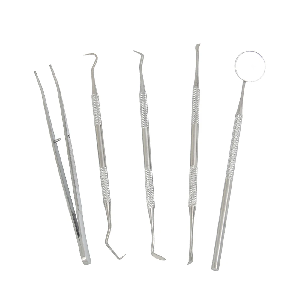 Набор инструментов из нержавеющей стали для удаления зубного налета Зубное