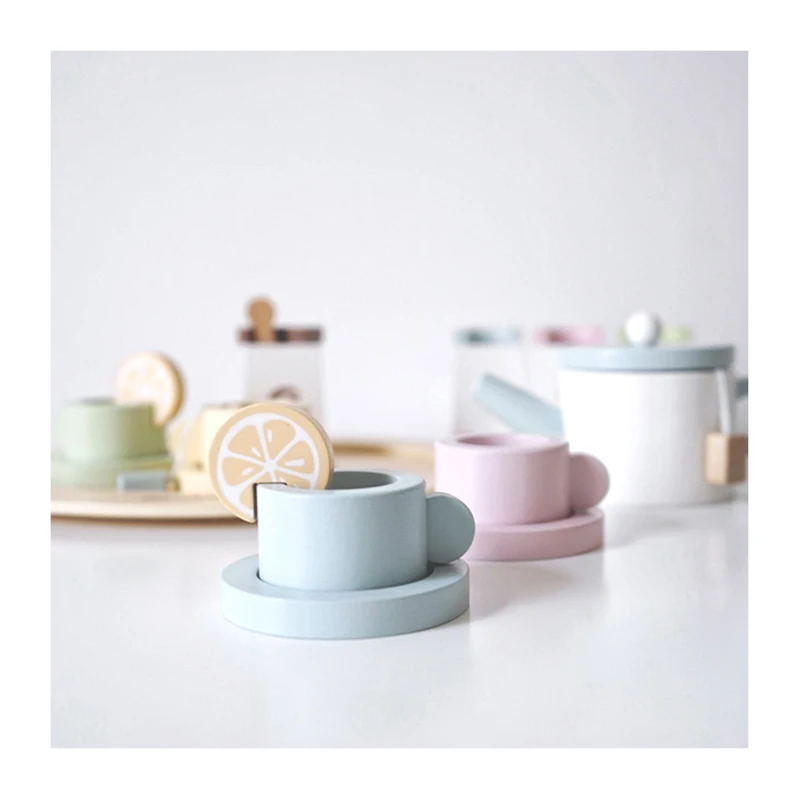 Детский деревянный игровой домик Игрушки для раннего развития имитация чайного