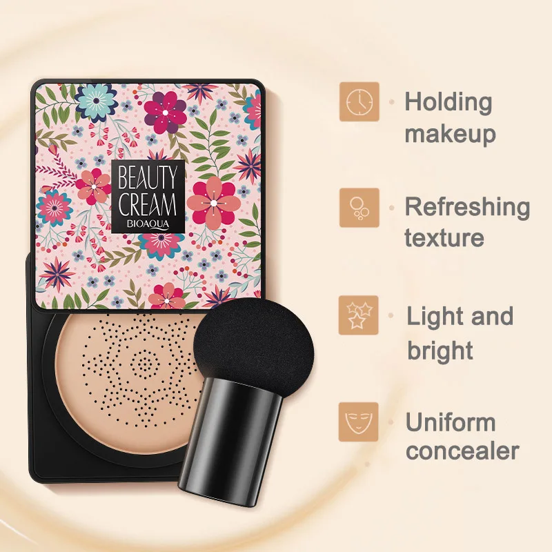 

Small Mushroom Head Air Cushion BB Cream Female Liquid Foundation Concealing Breathable Brightening KG66