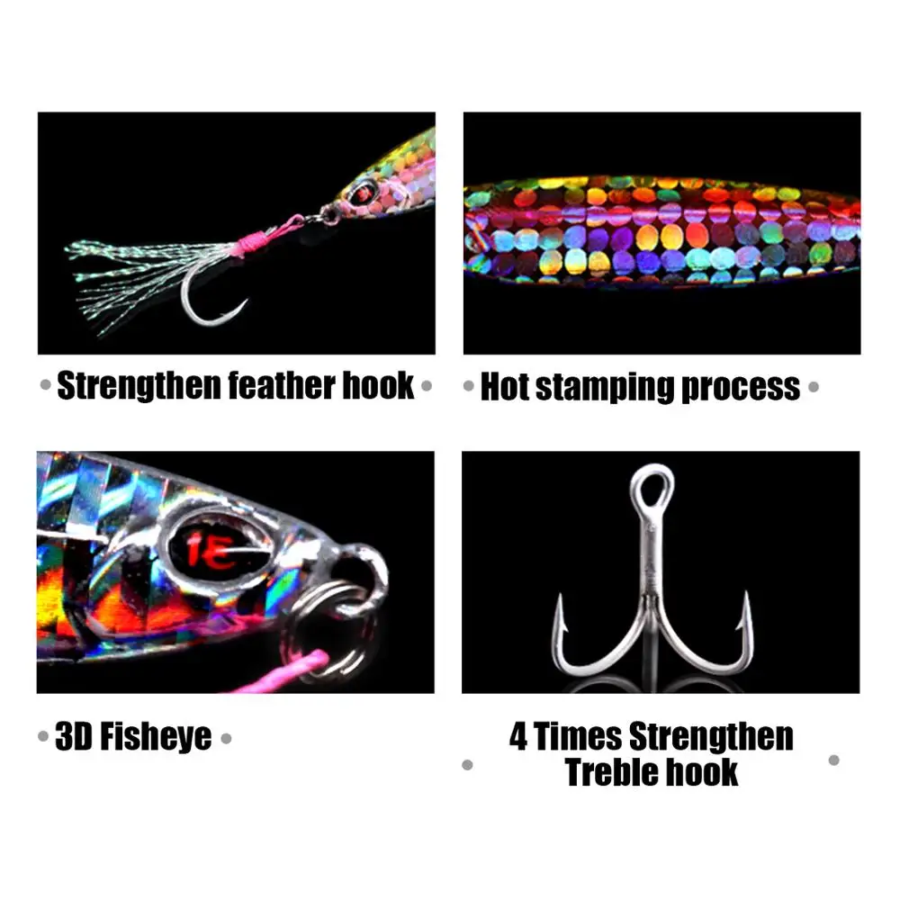 1 шт. Металическая дергающаяся Рыбная ложка 15g 21 г Пресноводная Рыбалка Жесткий