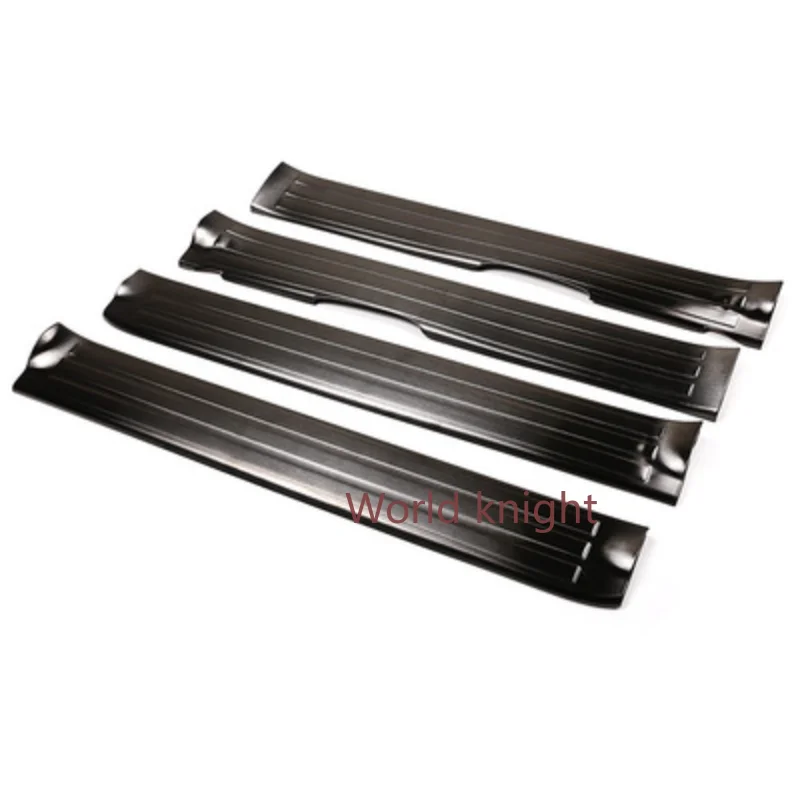 

auto door sill protector strip for Toyota Tundra accessories 2014-2018 door sills scuff plate guards thresholds Black titanium