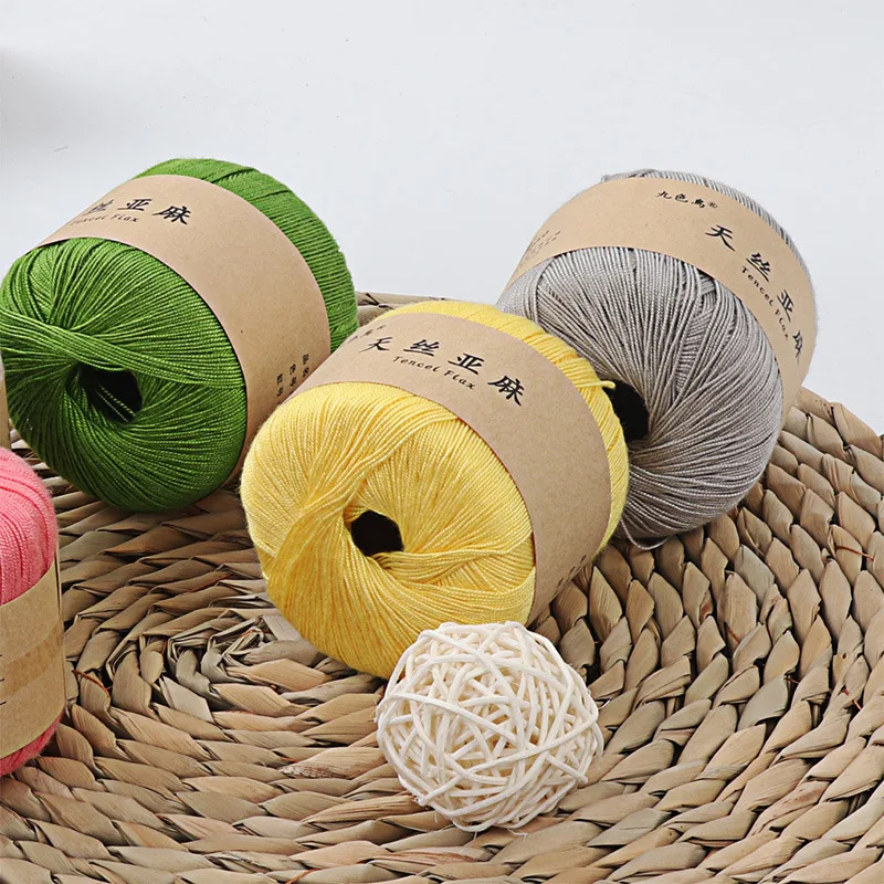 Льняная пряжа красочная шерстяная сделай сам материал для изготовления подушек