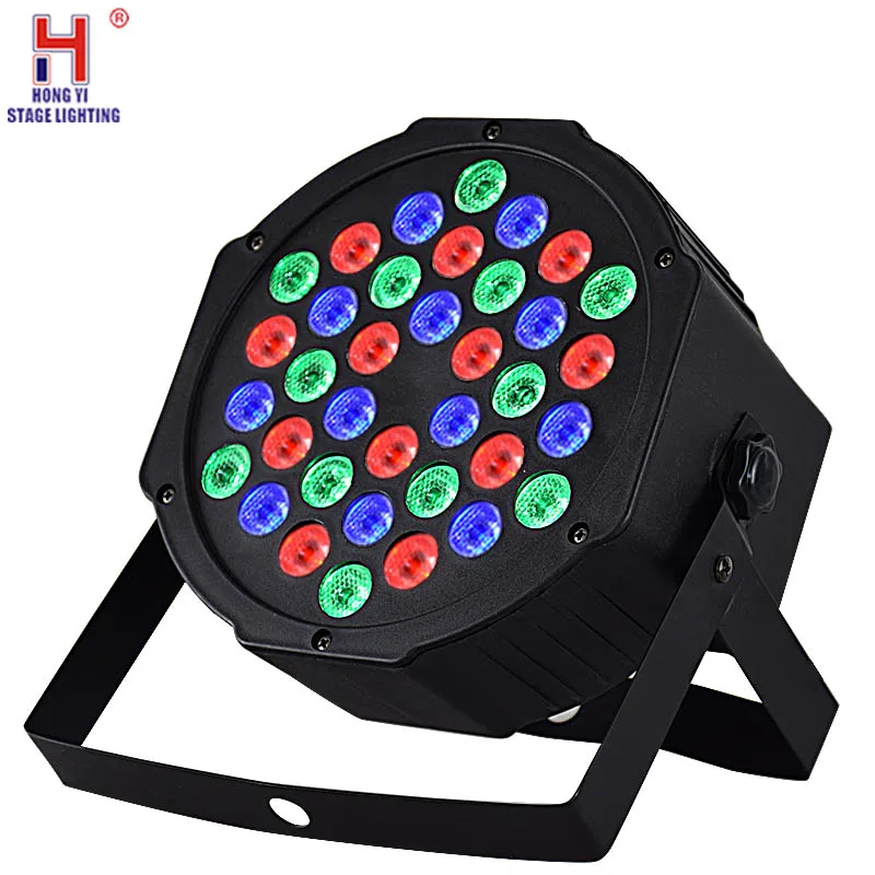 Dj Light Flat Par 36X3W Led Rgb Lights Wash Effect For Stage Family Party Lighting  - buy with discount