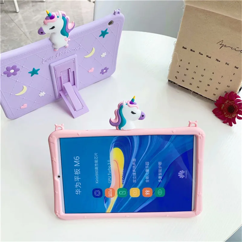 Силиконовый чехол для Huawei MediaPad M6 8 4 10 8/T5 M5 Lite 1 дюйма/T3 9 6 дюйма/M5 0 детский