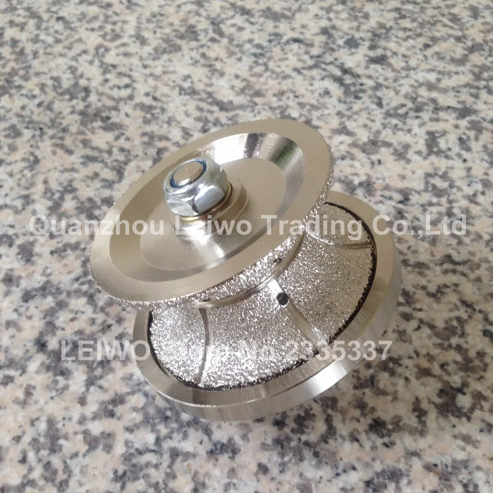 Вакуумная паяная ручная фреза V30 полностью металлическая крышка с алмазным