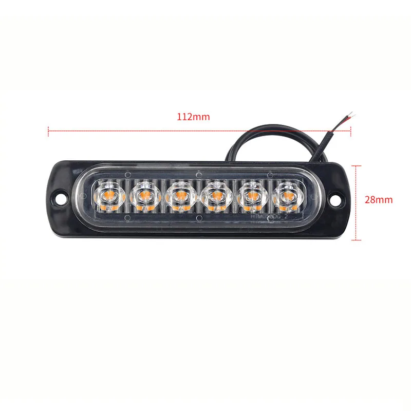 Аварийный стробоскоп предупреждающий боковой маркер Мигающий Желтый