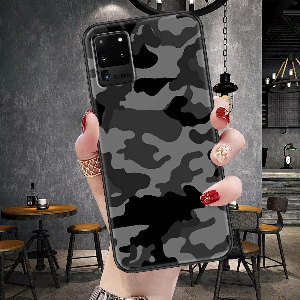 Камуфляжный чехол в стиле милитари для телефона Samsung Galaxy Note 4 8 9 10 20 S8 S9 S10 S10E S20 Plus