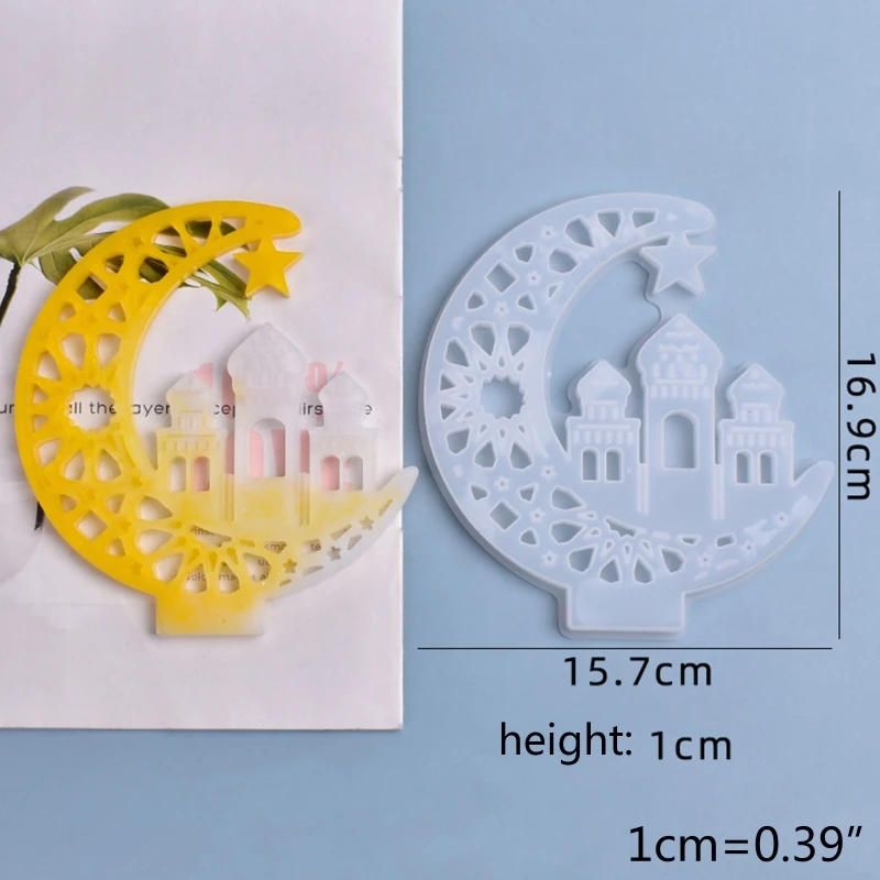 

DIY Castle Ghost Desktop Decorations Silicone Mould Crafts Ornaments Making Tools Crystal Epoxy Resin Mold